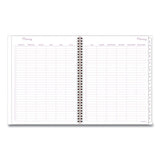 Cambridge® Mina Weekly-monthly Planner, Main Floral Artwork, 11 X 8.5, White-violet-peach Cover, 12-month (jan To Dec): 2022 freeshipping - TVN Wholesale 