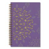 Vienna Weekly-monthly Appointment Book, Vienna Geometric Artwork, 8 X 4.88, Purple-tan Cover, 12-month (jan To Dec): 2022