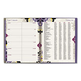 Cambridge® Vienna Weekly-monthly Appointment Book, Vienna Geometric Artwork, 11 X 8.5, Purple-tan Cover, 12-month (jan To Dec): 2022 freeshipping - TVN Wholesale 