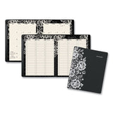 Lacey Weekly Block Format Professional Appointment Book, Lacey Artwork, 11 X 8.5, Black-white, 13-month (jan-jan): 2022-2023