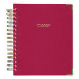 Harmony Daily Hardcover Planner, 8.75 X 7, Berry Cover, 12-month (jan To Dec): 2022