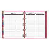 AT-A-GLANCE® Harmony Weekly-monthly Hardcover Planner, 11 X 8.5, Berry Cover, 13-month (jan To Jan): 2021 To 2022 freeshipping - TVN Wholesale 