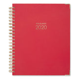 Harmony Weekly-monthly Hardcover Planner, 11 X 8.5, Berry Cover, 13-month (jan To Jan): 2021 To 2022