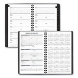 AT-A-GLANCE® Weekly Block Format Appointment Book Ruled For Hourly Appointments, 8.5 X 5.5, Black Cover, 12-month (jan To Dec): 2022 freeshipping - TVN Wholesale 