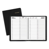 AT-A-GLANCE® Two-person Group Daily Appointment Book, 11 X 8, Black Cover, 12-month (jan To Dec): 2022 freeshipping - TVN Wholesale 