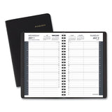 AT-A-GLANCE® Daily Appointment Book With 15-minute Appointments, One Day-page: Mon To Sun, 8 X 5, Black Cover, 12-month (jan To Dec): 2022 freeshipping - TVN Wholesale 