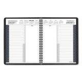 AT-A-GLANCE® 24-hour Daily Appointment Book, 8.75 X 7, Black Cover, 12-month (jan To Dec): 2022 freeshipping - TVN Wholesale 
