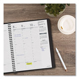 AT-A-GLANCE® Weekly Vertical-column Appointment Book Ruled For Hourly Appointments, 8.75 X 7, Black Cover, 13-month (jan-jan): 2022-2023 freeshipping - TVN Wholesale 
