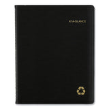 AT-A-GLANCE® Recycled Weekly Vertical-column Format Appointment Book, 11 X 8.25, Black Cover, 12-month (jan To Dec): 2022 freeshipping - TVN Wholesale 