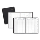 AT-A-GLANCE® Triple View Weekly Vertical-column Format Appointment Book, 11 X 8.25, Black Cover, 12-month (jan To Dec): 2022 freeshipping - TVN Wholesale 