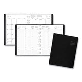 Contemporary Weekly-monthly Planner, Vertical-column Format, 11 X 8.25, Black Cover, 12-month (jan To Dec): 2022