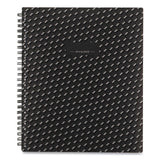 Elevation Poly Weekly-monthly Planner, 8.75 X 7, Black Cover, 12-month (jan To Dec): 2022