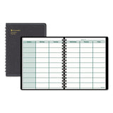 AT-A-GLANCE® Undated Teacher's Planner, Weekly, Two-page Spread (nine Classes), 10.88 X 8.25, Black Cover freeshipping - TVN Wholesale 