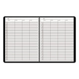 AT-A-GLANCE® Four-person Group Undated Daily Appointment Book, 10.88 X 8.5, Black Cover, 12-month (jan To Dec): Undated freeshipping - TVN Wholesale 