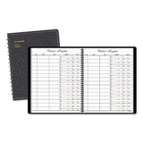 AT-A-GLANCE® Visitor Register Book, Black Cover, 10.88 X 8.38 Sheets, 60 Sheets-book freeshipping - TVN Wholesale 