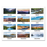 AT-A-GLANCE® Landscape Panoramic Desk Pad, Landscapes Photography, 22 X 17, White Sheets, Clear Corners, 12-month (jan-dec): 2022 freeshipping - TVN Wholesale 