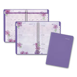 Beautiful Day Weekly-monthly Planner, Vertical-column Format, 11 X 8.5, Purple Cover, 13-month (jan To Jan): 2022 To 2023