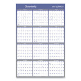 AT-A-GLANCE® Vertical-horizontal Erasable Quarterly-monthly Wall Planner, 24 X 36, White-blue Sheets, 12-month (jan To Dec): 2022 freeshipping - TVN Wholesale 
