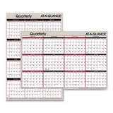 AT-A-GLANCE® Vertical-horizontal Erasable Quarterly-monthly Wall Planner, 32 X 48, 12-month(july-june): 2021-2022, 12-month(jan-dec): 2022 freeshipping - TVN Wholesale 