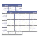 AT-A-GLANCE® Vertical-horizontal Erasable Quarterly-monthly Wall Planner, 32 X 48, 12-month(july-june): 2021-2022, 12-month(jan-dec): 2022 freeshipping - TVN Wholesale 
