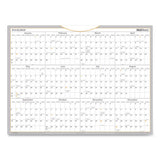 AT-A-GLANCE® Wallmates Self-adhesive Dry Erase Monthly Planning Surfaces, 18 X 12, White-gray-orange Sheets, Undated freeshipping - TVN Wholesale 