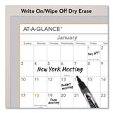 AT-A-GLANCE® Wallmates Self-adhesive Dry Erase Yearly Planning Surfaces, 24 X 18, White-gray-orange Sheets, 12-month (jan To Dec): 2022 freeshipping - TVN Wholesale 