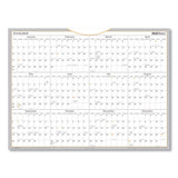 AT-A-GLANCE® Wallmates Self-adhesive Dry Erase Yearly Planning Surfaces, 24 X 18, White-gray-orange Sheets, 12-month (jan To Dec): 2022 freeshipping - TVN Wholesale 