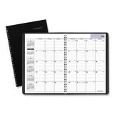 AT-A-GLANCE® Dayminder Monthly Planner, Academic Year, Ruled Blocks, 12 X 8, Black Cover, 14-month (july To Aug): 2021 To 2022 freeshipping - TVN Wholesale 