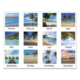 AT-A-GLANCE® Tropical Escape Wall Calendar, Tropical Escape Photography, 15 X 12, Pale Blue-multicolor Sheets, 12-month (jan To Dec): 2022 freeshipping - TVN Wholesale 