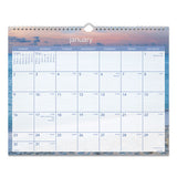 AT-A-GLANCE® Tropical Escape Wall Calendar, Tropical Escape Photography, 15 X 12, Pale Blue-multicolor Sheets, 12-month (jan To Dec): 2022 freeshipping - TVN Wholesale 