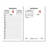 AT-A-GLANCE® Two-color Desk Calendar Refill, 3.5 X 6, White Sheets, 2022 freeshipping - TVN Wholesale 