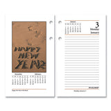 Photographic Desk Calendar Refill, Nature Photography, 3.5 X 6, White-multicolor Sheets, 2022
