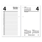 Desk Calendar Refill, 3.5 X 6, White Sheets, 2022