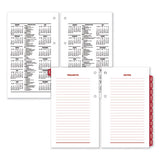 AT-A-GLANCE® Desk Calendar Refill With Tabs, 3.5 X 6, White Sheets, 2022 freeshipping - TVN Wholesale 