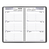 AT-A-GLANCE® Dayminder Block Format Weekly Appointment Book, 8.5 X 5.5, Black Cover, 12-month (jan To Dec): 2022 freeshipping - TVN Wholesale 