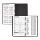 AT-A-GLANCE® Dayminder Block Format Weekly Appointment Book, 8.5 X 5.5, Black Cover, 12-month (jan To Dec): 2022 freeshipping - TVN Wholesale 