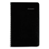 Dayminder Block Format Weekly Appointment Book, 8.5 X 5.5, Black Cover, 12-month (jan To Dec): 2022