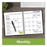 AT-A-GLANCE® Dayminder Hard-cover Monthly Planner With Memo Section, 8.5 X 7, Black Cover, 12-month (jan To Dec): 2022 freeshipping - TVN Wholesale 