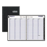 AT-A-GLANCE® Dayminder Hardcover Weekly Vertical-column Format Appointment Book, 11 X 8, Black Cover, 12-month (jan To Dec): 2022 freeshipping - TVN Wholesale 