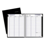 AT-A-GLANCE® Dayminder Hardcover Weekly Vertical-column Format Appointment Book, 11 X 8, Black Cover, 12-month (jan To Dec): 2022 freeshipping - TVN Wholesale 