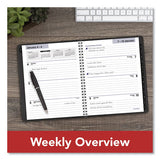 AT-A-GLANCE® Dayminder Executive Weekly-monthly Planner, 8.75 X 7, Black Cover, 12-month (jan To Dec): 2022 freeshipping - TVN Wholesale 