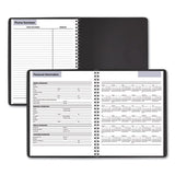 AT-A-GLANCE® Dayminder Weekly Planner, Vertical-column Format, 8.75 X 7, Black Cover, 12-month (jan To Dec): 2022 freeshipping - TVN Wholesale 