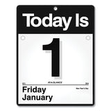 AT-A-GLANCE® "today Is" Wall Calendar, 9.5 X 12, White Sheets, 12-month (jan To Dec): 2022 freeshipping - TVN Wholesale 