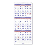 AT-A-GLANCE® Deluxe Three-month Reference Wall Calendar, Vertical Orientation, 12 X 27, White Sheets, 14-month (dec To Jan): 2021 To 2023 freeshipping - TVN Wholesale 