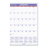 AT-A-GLANCE® Monthly Wall Calendar With Ruled Daily Blocks, 8 X 11, White Sheets, 12-month (jan To Dec): 2022 freeshipping - TVN Wholesale 