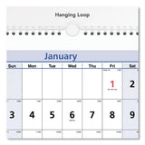 AT-A-GLANCE® Quicknotes Three-month Wall Calendar In Horizontal Format, 24 X 12, White Sheets, 15-month (dec To Feb): 2021 To 2023 freeshipping - TVN Wholesale 