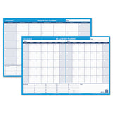 AT-A-GLANCE® 30-60-day Undated Horizontal Erasable Wall Planner, 36 X 24, White-blue Sheets, Undated freeshipping - TVN Wholesale 