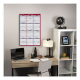 AT-A-GLANCE® Erasable Vertical-horizontal Wall Planner, 24 X 36, White-blue-red Sheets, 12-month (jan To Dec): 2022 freeshipping - TVN Wholesale 