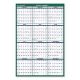 AT-A-GLANCE® Vertical Erasable Wall Planner, 32 X 48, White-green Sheets, 12-month (jan To Dec): 2022 freeshipping - TVN Wholesale 