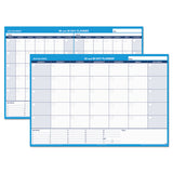 AT-A-GLANCE® 30-60-day Undated Horizontal Erasable Wall Planner, 48 X 32, White-blue Sheets, Undated freeshipping - TVN Wholesale 